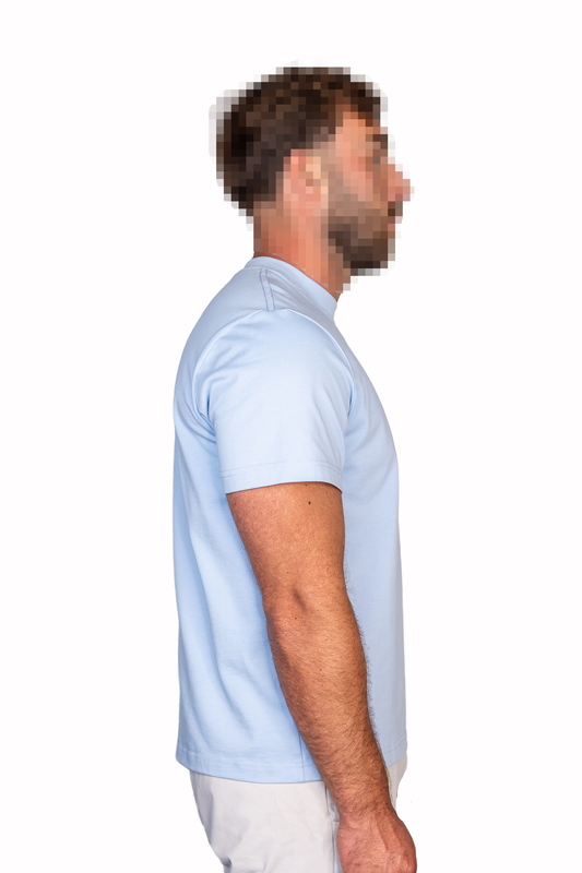 Essential baby blue tee
