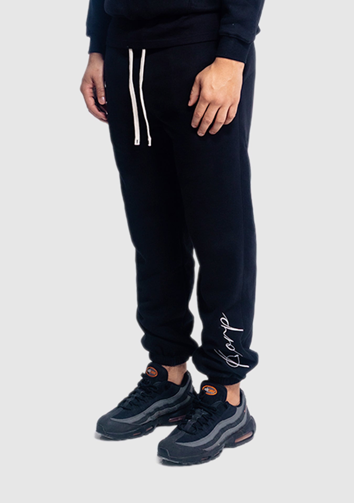 Black cuffed bottoms