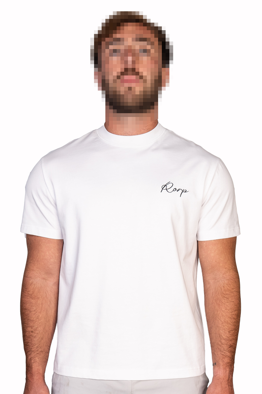 Frame of mind white tee