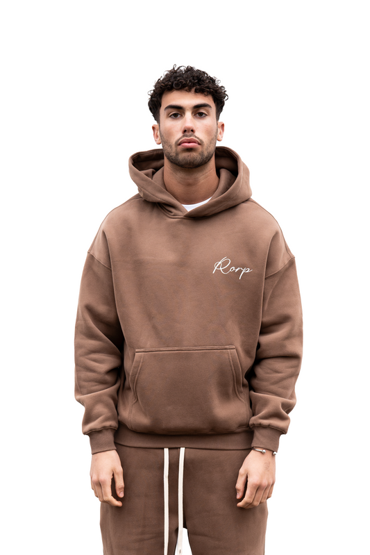 Essential mocha hoodie