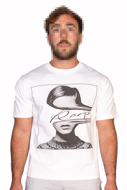 Motion white tee