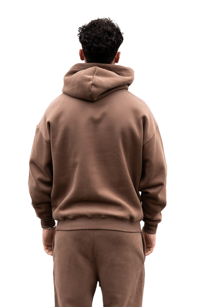 Essential mocha hoodie