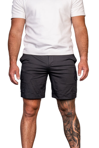 Essential black cargo shorts
